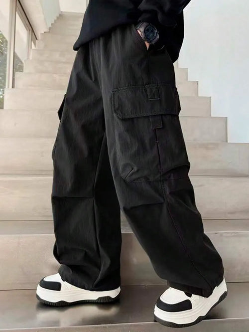 Calça Cargo Wide Street – Estilo Oversized Infantil