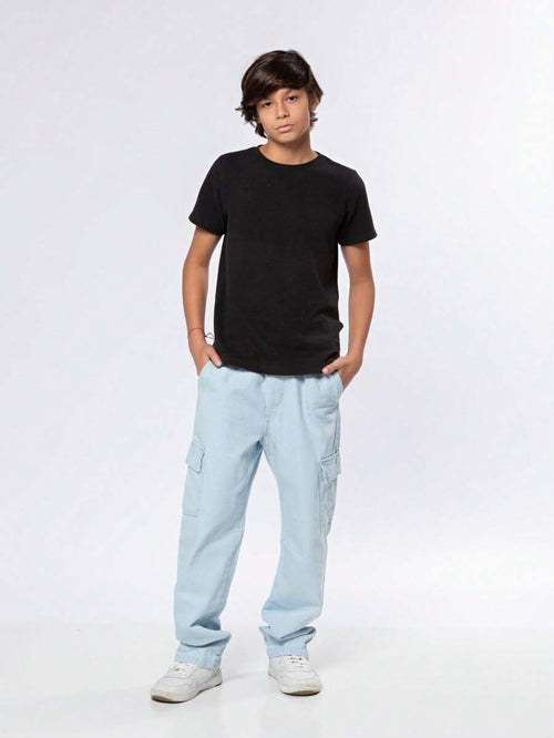 Calça Cargo Sarja Light Flex – Street Kids