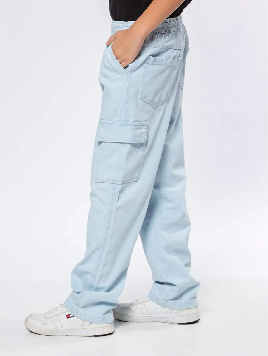 Calça Cargo Sarja Light Flex – Street Kids