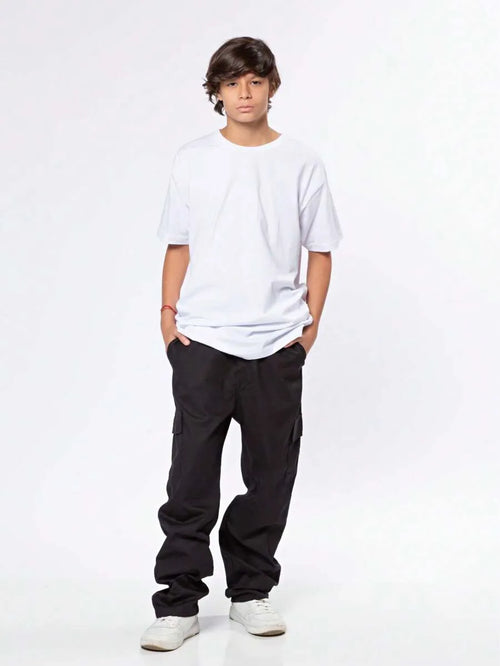 Calça Cargo Sarja Light Flex – Street Kids