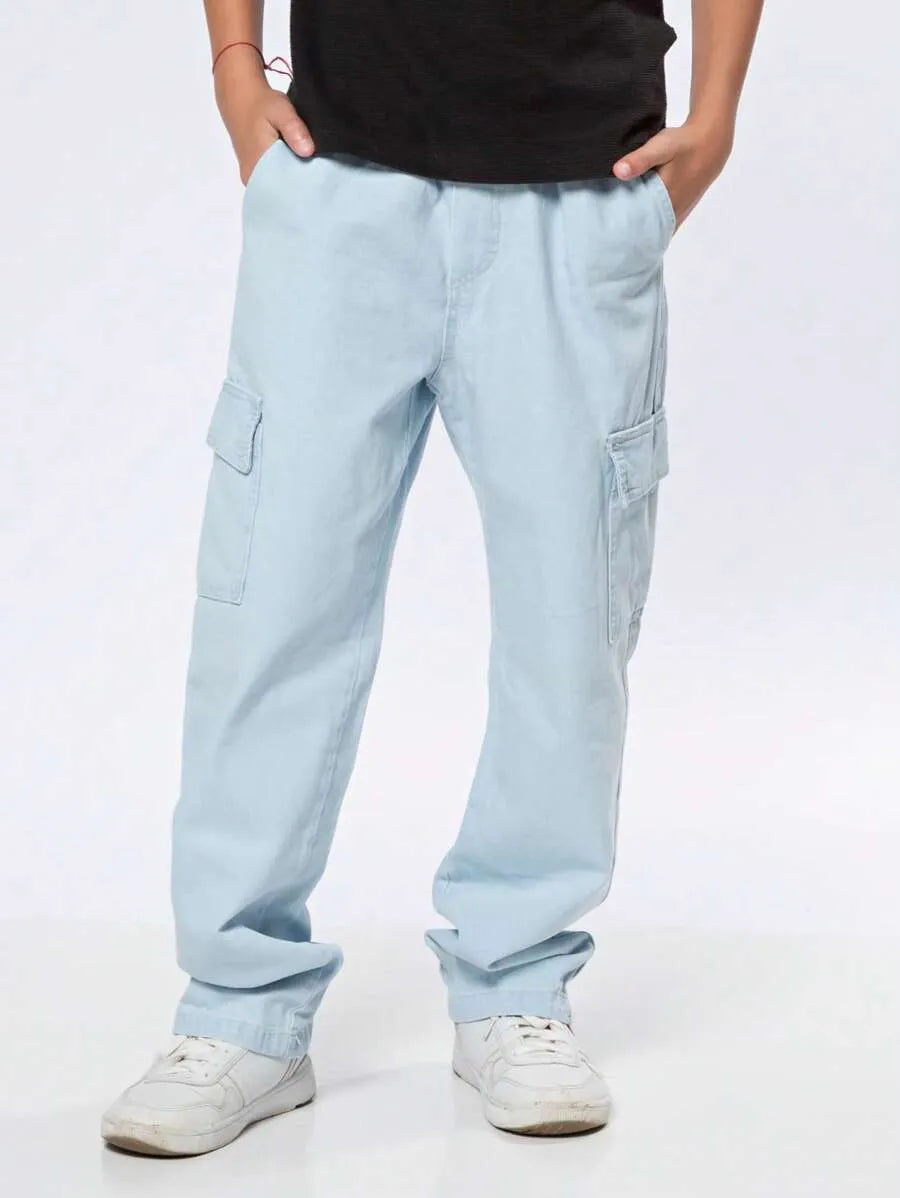 Calça Cargo Sarja Light Flex – Street Kids