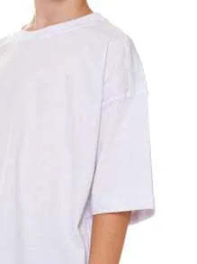 Camiseta Oversized Infantil Clean Drop – Básica, Solta e Atemporal | Modelagem Premium